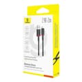 Miniatyrbild 5 av 6: Kabel USB till Lightning Baseus P10377801U01-03 Svart Röd 2 m