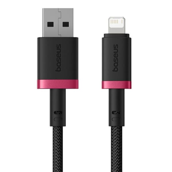 Kabel USB till Lightning Baseus P10377801U01-03 Svart Röd 2 m