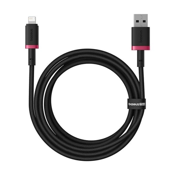 Kabel USB till Lightning Baseus P10377801U01-03 Svart Röd 2 m