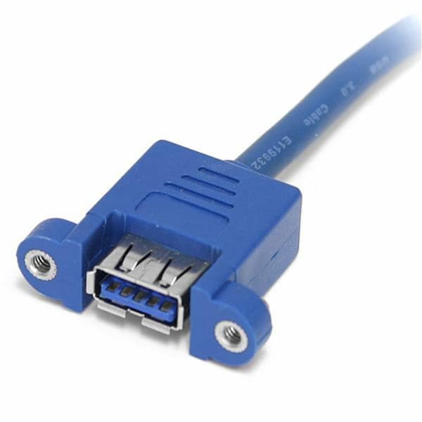 USB-kabel Startech USB3SPNLAFHD IDC USB A Blå