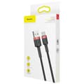 Miniatyrbillede 6 af 8: USB A til USB C-kabel Baseus Cafule Sort 2 m