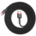 Miniatyrbillede 2 af 8: USB A til USB C-kabel Baseus Cafule Sort 2 m