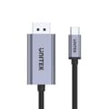 Miniatyrbillede 3 af 4: USB-C-kabel til DisplayPort Unitek V1409A Han-stik/Han-stik 2 m