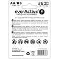 Miniatyrbillede 2 af 2: Genopladelige batterier EverActive EVHRL6-2600 2500 mAh 1,2 V