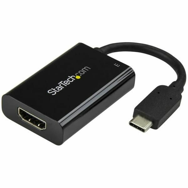 USB C til HDMI-adapter Startech CDP2HDUCP Sort 4K Ultra HD Sort