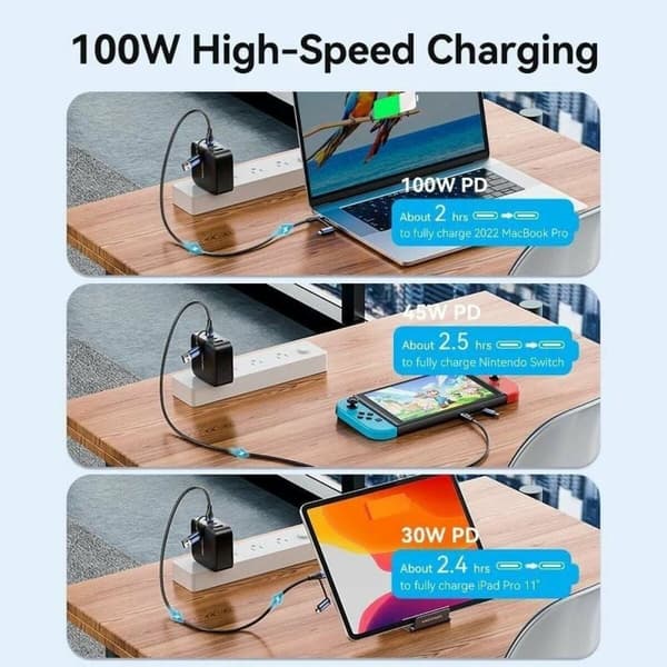 USB-C-kabel Vention CTLLF 1 m