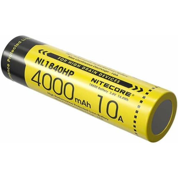Genopladelige batterier Nitecore NT-NL1840HP 4000 mAh 3,6 V 18650