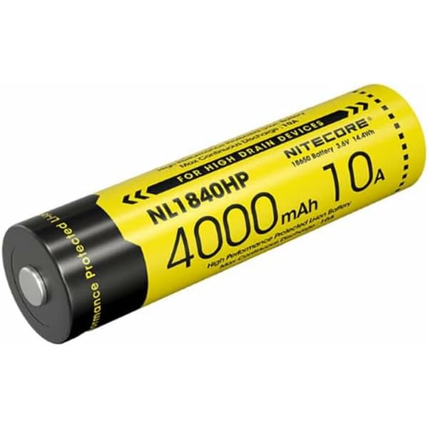 Genopladelige batterier Nitecore NT-NL1840HP 4000 mAh 3,6 V 18650