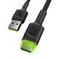 Miniatyrbild 2 av 11: USB-kabel Green Cell KABGC13 Svart Grön 2 m