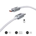 Miniatyrbild 2 av 6: USB-C till USB-C Kabel Subblim OPTIMUS Vit 1 m