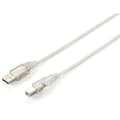 Miniatyrbillede 1 af 2: USB 2.0 A til USB B-kabel Equip 128652 Sølvfarvet 5 m
