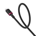 Miniatyrbillede 3 af 7: USB-C til Lightning-kabel Baseus P10377800U01-01 Sort Rød 1 m