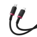 Miniatyrbillede 4 af 7: USB-C til Lightning-kabel Baseus P10377800U01-01 Sort Rød 1 m