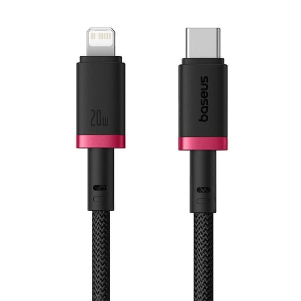 USB-C til Lightning-kabel Baseus P10377800U01-01 Sort Rød 1 m