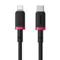 Miniatyrbillede 2 af 7: USB-C til Lightning-kabel Baseus P10377800U01-01 Sort Rød 1 m