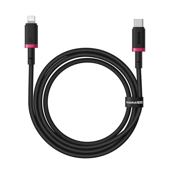 USB-C til Lightning-kabel Baseus P10377800U01-01 Sort Rød 1 m