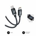 Miniatyrbild 1 av 11: USB-C till USB-C Kabel Subblim OPTIMUS Svart 1 m