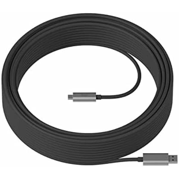USB A til USB-C-kabel Logitech Strong USB 3.1 Cable Sort
