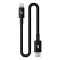 Miniatyrbillede 1 af 2: USB-C til Lightning-kabel Apple MEQM4ZM/A Sort 20 cm