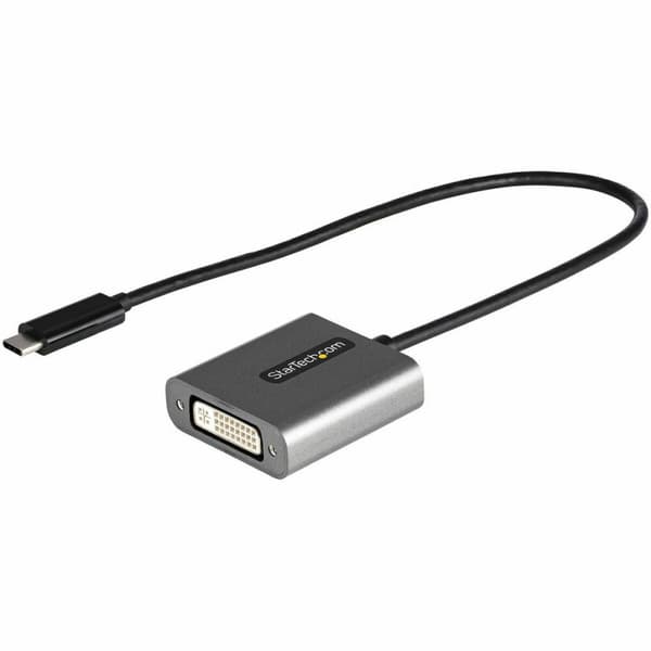 USB-adapter Startech CDP2DVIEC Sort Sort, Sølv