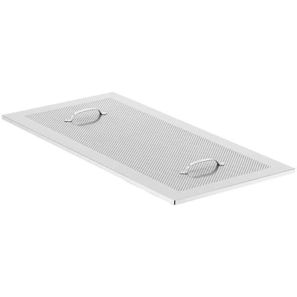 Wiesenfield Avtäckningsbord - rostfritt stål - 1060 x 560 x 900 mm