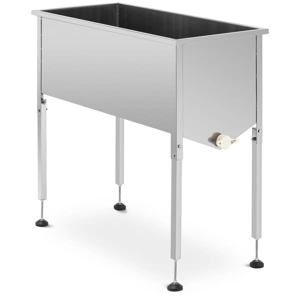 Wiesenfield Avtäckningsbord - rostfritt stål - 1060 x 560 x 900 mm