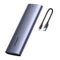 Pikkukuva 3 / 4: RACK extern Ugreen, "CM400" pt SSD M.2 NGFF SATA compatibile cu form factor 2280/2260/2242/2230,cablu inclus de 50 cm USB Type-C la USB,5Gbps,Al,gri "