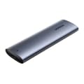 Pikkukuva 4 / 4: RACK extern Ugreen, "CM400" pt SSD M.2 NGFF SATA compatibile cu form factor 2280/2260/2242/2230,cablu inclus de 50 cm USB Type-C la USB,5Gbps,Al,gri "