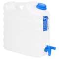 Miniatyrbild 1 av 2: Vattenbehållare med kran transparent 15 L plast