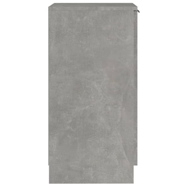 vidaXL Skoskap betonggrå 30x35x70 cm konstruert tre