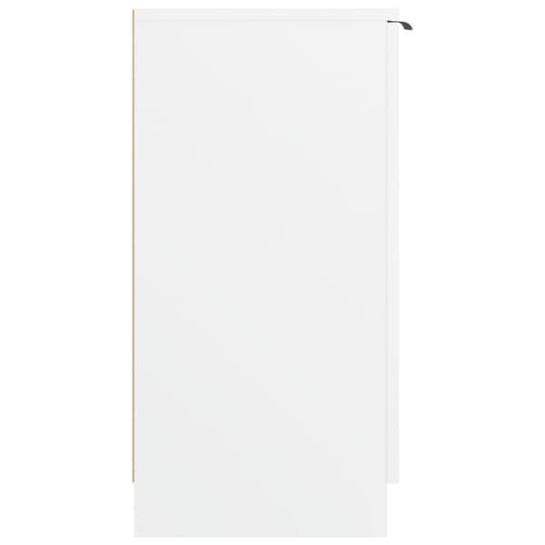 vidaXL Skoskåp vit 59x35x70 cm konstruerat trä