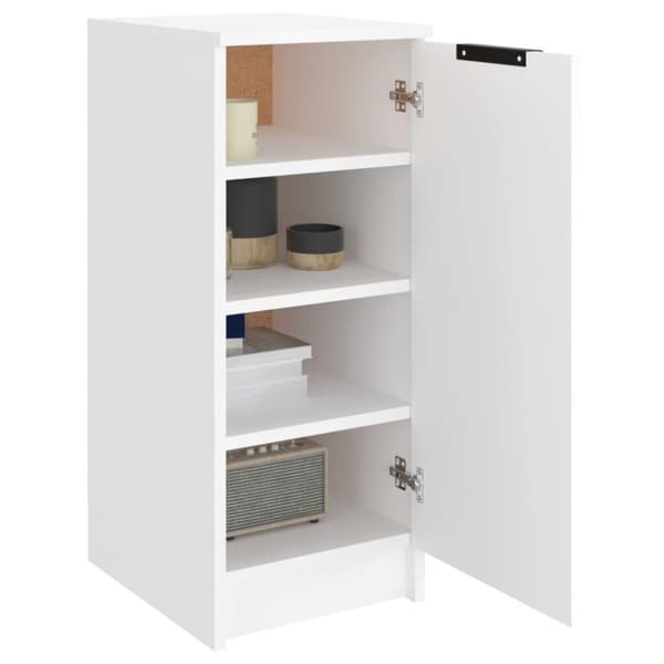 vidaXL Skoskap hvit 30x35x70 cm konstruert tre