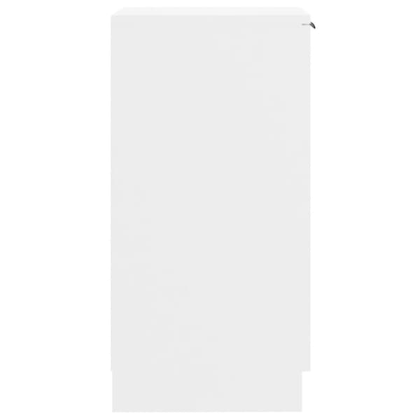 vidaXL Skoskap hvit 30x35x70 cm konstruert tre
