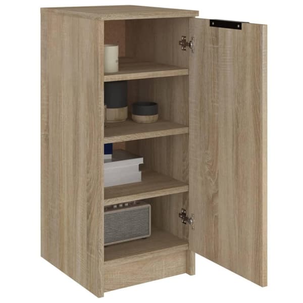 vidaXL Skoskap sonoma eik 30x35x70 cm konstruert tre