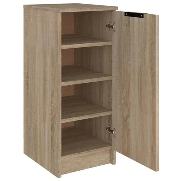 vidaXL Skoskap sonoma eik 30x35x70 cm konstruert tre