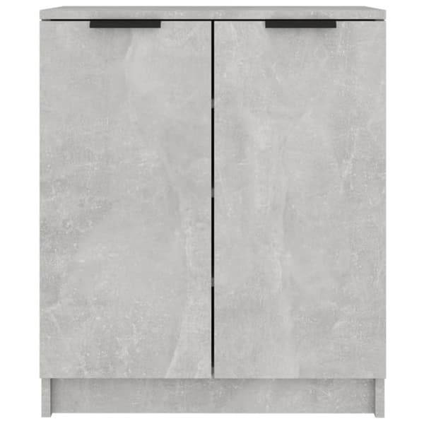 vidaXL Skoskap betonggrå 59x35x70 cm konstruert tre