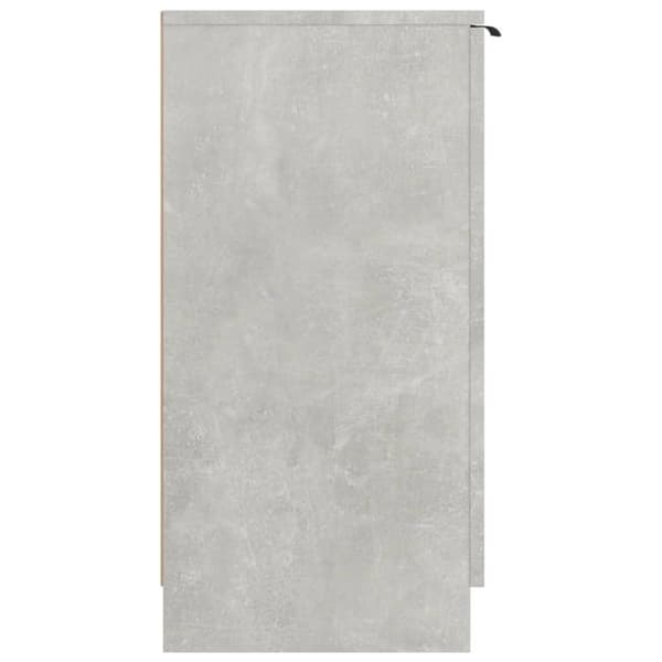 vidaXL Skoskap betonggrå 59x35x70 cm konstruert tre