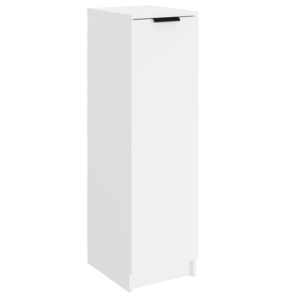 vidaXL Skoskap hvit 30x35x100 cm konstruert tre