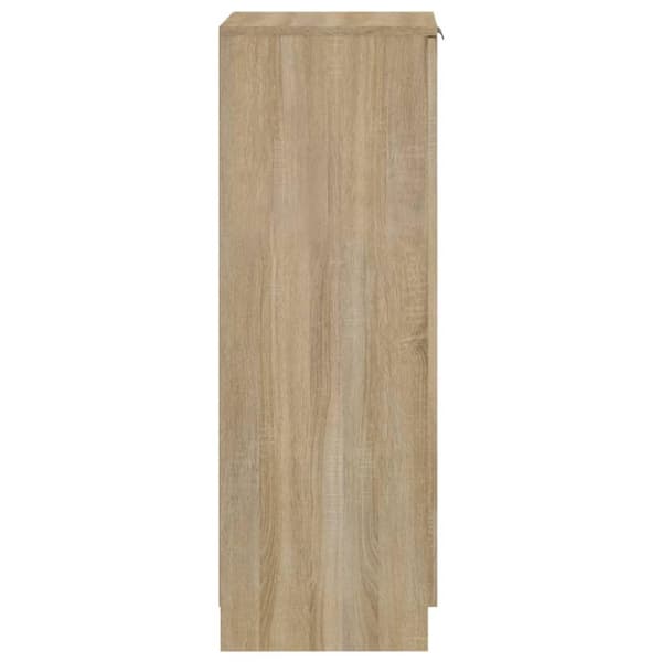 vidaXL Skoskap sonoma eik 30x35x100 cm konstruert tre