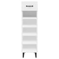 Miniatyrbilde 4 av 11: vidaXL Skohylle hvit 30x35x105 cm konstruert tre