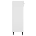 Miniatyrbilde 5 av 11: vidaXL Skohylle hvit 30x35x105 cm konstruert tre