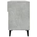 Miniatyrbilde 8 av 11: vidaXL Skoskap betonggrå 102x35x55 cm konstruert tre