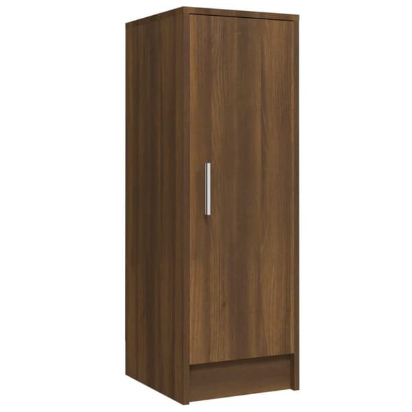 vidaXL Skohylle brun eik 32x35x92 cm konstruert tre
