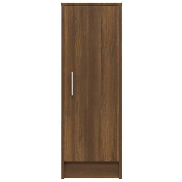 vidaXL Skohylle brun eik 32x35x92 cm konstruert tre