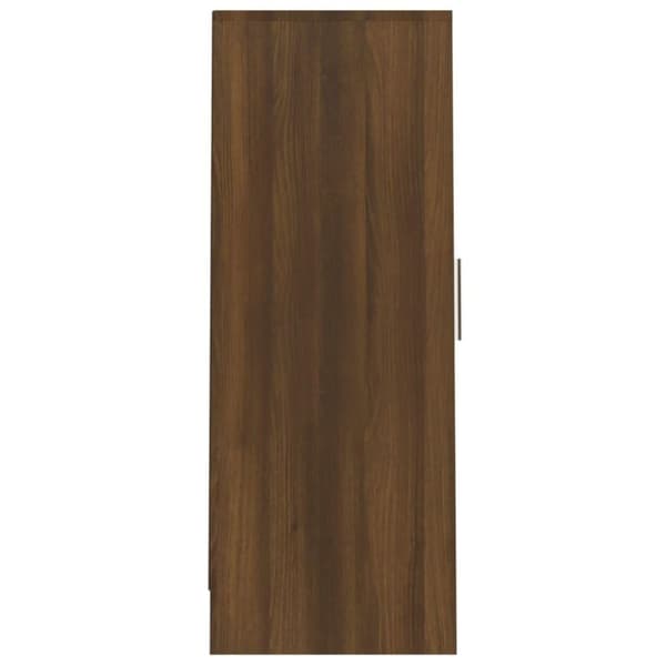 vidaXL Skohylle brun eik 32x35x92 cm konstruert tre