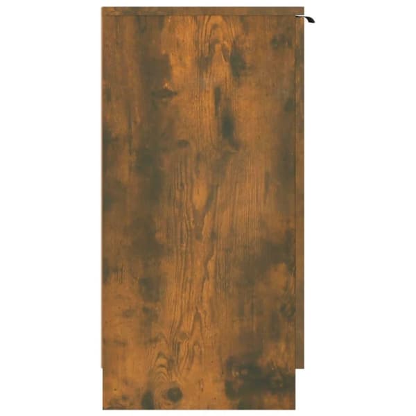 vidaXL Skohylle røkt eik 59x35x70 cm konstruert tre