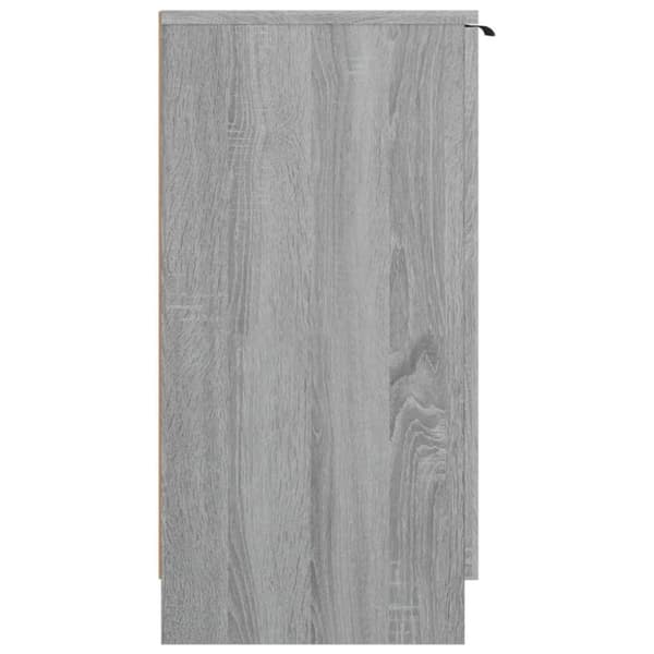 vidaXL Skohylle grå sonoma 59x35x70 cm konstruert tre