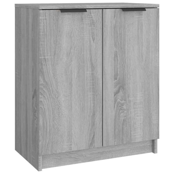 vidaXL Skohylle grå sonoma 59x35x70 cm konstruert tre