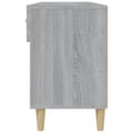 Miniatyrbilde 8 av 11: vidaXL Skohylle grå sonoma 102x35x55 cm konstruert tre