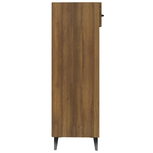 vidaXL Skoskap brun eik 30x35x105 cm konstruert tre